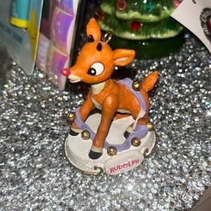 Rudolph the rednosed reindeer ornament
